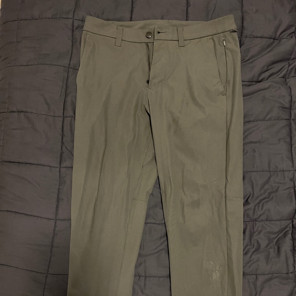 Mens Lululemon Commission Pant Slim 32' Warpstream